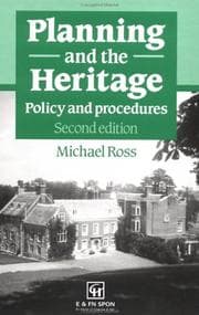 Tapa de Planning and the Heritage
