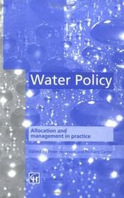 Tapa de Water Policy