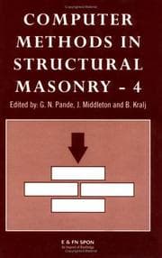 Tapa de Computer Methods in Structural Masonry 4