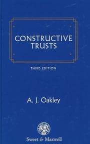 Tapa de Constructive Trusts