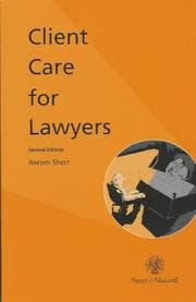 Tapa de Client Care for Lawyers (Legal Skills)