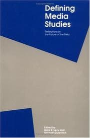 Tapa de Defining media studies