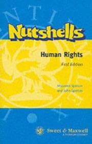Tapa de Human rights law in a nutshell