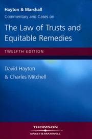 Tapa de Commentary and cases on the law of trusts and equitable remedies
