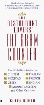 Tapa de The restaurant lovers' fat gram counter