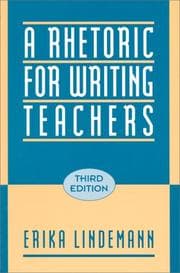 Tapa de A rhetoric for writing teachers