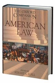 Tapa de The Oxford companion to American law
