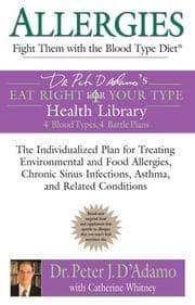 Tapa de Allergies Fight Them with the Blood Type Diet
