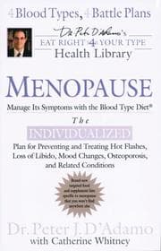 Tapa de Menopause : Manage Its Symptoms with the Blood Type Diet