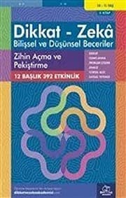 Tapa de 10-11 Yas Dikkat - Zeka - Bilissel ve Düsünsel Beceriler - Zihin Açma ve Pekistirme 5. Kitap - 12 Baslik 392 Etkinlik