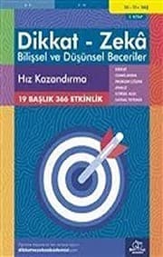 Tapa de 10-11 Yas Dikkat - Zeka - Bilissel ve Düsünsel Beceriler - Hiz Kazandirma 3. Kitap - 19 Baslik 366 Etkinlik