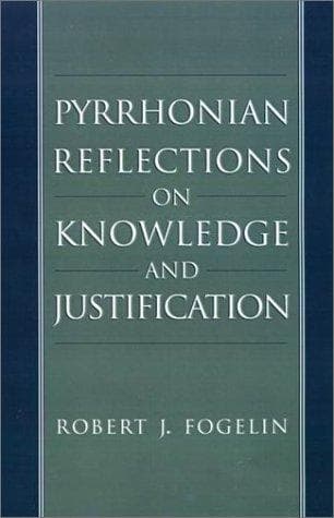 Tapa de Pyrrhonian reflections on knowledge and justification