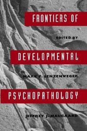 Tapa de Frontiers of developmental psychopathology