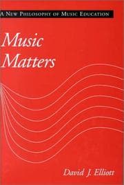 Tapa de Music Matters
