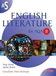 Tapa de English literature for AQA B