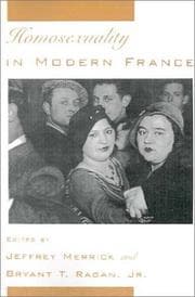 Tapa de Homosexuality in modern France