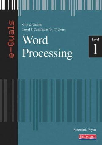 Tapa de Word Processing Level 1