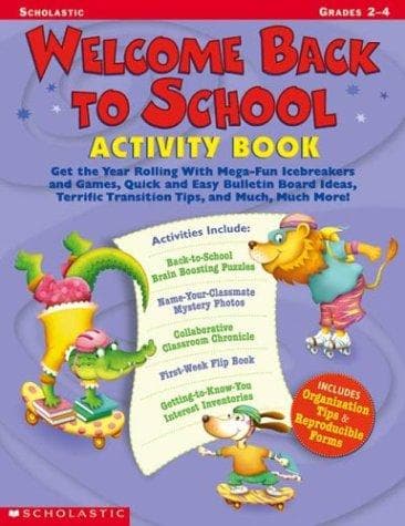Tapa de Welcome Back to School Activity Book (Grades 2-4)