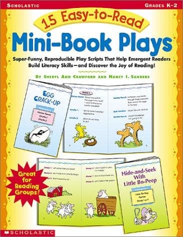Tapa de 15 Easy-To-Read Mini Book Plays
