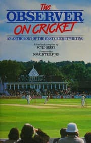 Tapa de The Observer on cricket