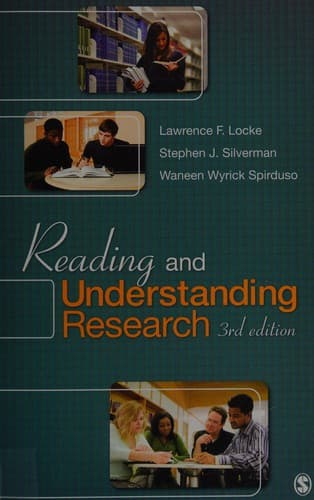 Tapa de Reading and understanding research
