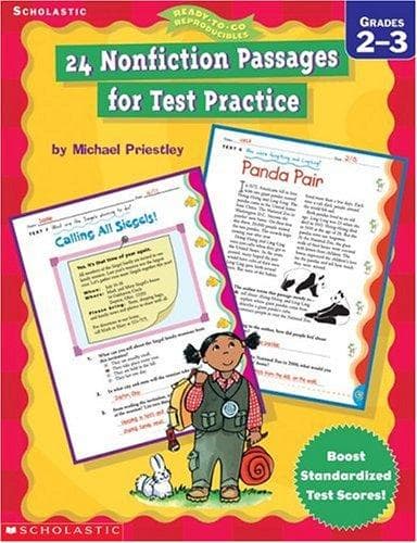 Tapa de 24 Nonfiction Passages for Test Practice