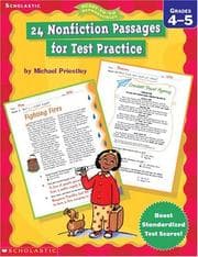 Tapa de 24 Nonfiction Passages for Test Practice