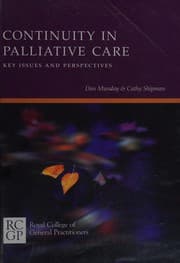 Tapa de Continuity in palliative care