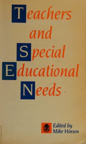 Tapa de Teachers and special educational needs