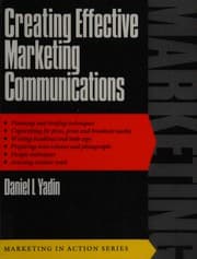 Tapa de Creating effective marketing communications