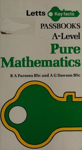 Tapa de Pure mathematics