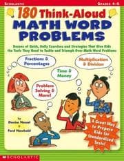 Tapa de 180 Think-Aloud Math Word Problems