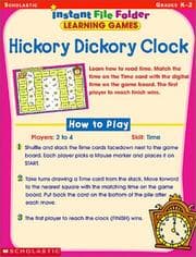 Tapa de Hickory Dickory Clock (Instant File-Folder Games, Grades K-2)