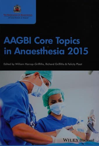 Tapa de AAGBI Core Topics in Anaesthesia 2015
