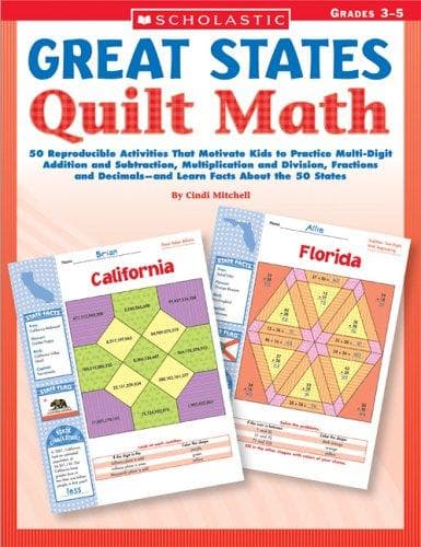 Tapa de Great States Quilt Math