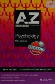 Tapa de Complete A-Z psychology handbook