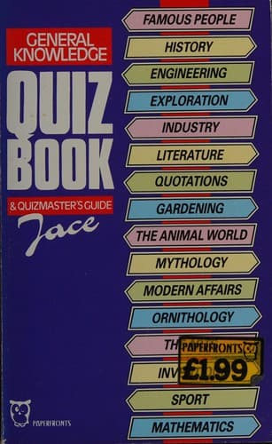 Tapa de General Knowledge Quiz Book (Paperfronts)
