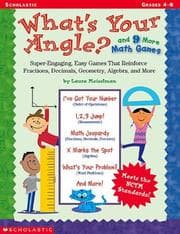Tapa de What's Your Angle? And 9 More Math Games