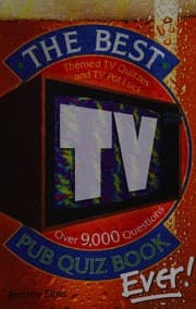 Tapa de The best TV pub quiz book ever!