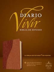 Tapa de Biblia de estudio Diario vivir RVR60, DuoTono