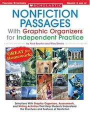 Tapa de Nonfiction Passages with Graphic Organizers for Independent Practice