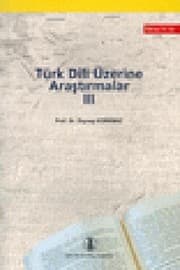 Tapa de Turk Dili Uzerine Arastirmalar Cilt