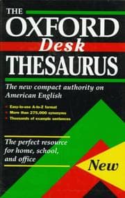 Tapa de The Oxford desk thesaurus