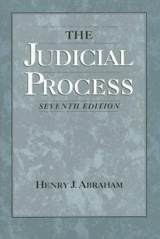 Tapa de The judicial process