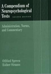 Tapa de A compendium of neuropsychological tests