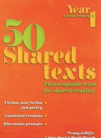 Tapa de 50 Shared Texts for Year 1