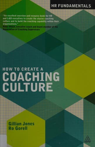 Tapa de How to create a coaching culture