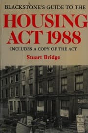 Tapa de The Housing ACT 1988 (Blackstone's Guide)