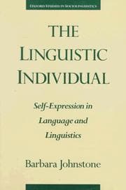 Tapa de The linguistic individual
