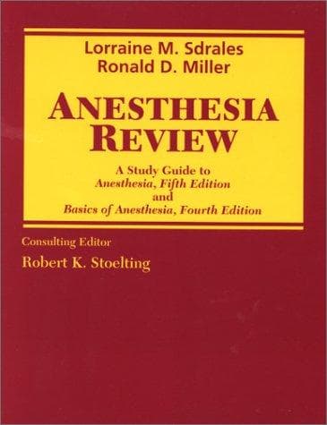 Tapa de Anesthesia review